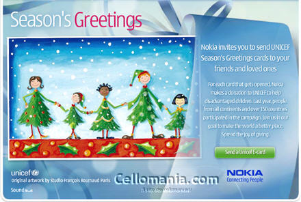 Nokia Unicef card greetings